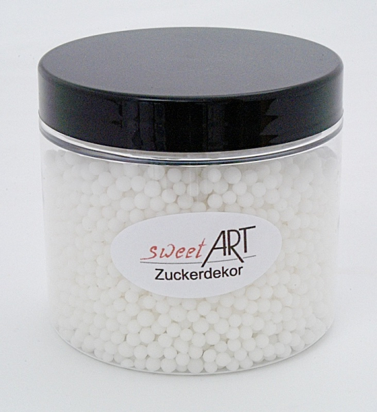 Zuckerperlen medium Weiß 140 g bei sweetART-01